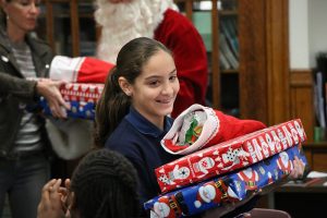 LaSalle - Christmas Project - Santa Delivered to the 5th Grade