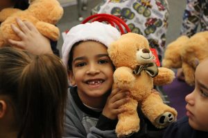 Webster - Danella Christmas Project - His new teddy bear