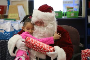 Webster - Danella Christmas Project - Santa with a Young Girl