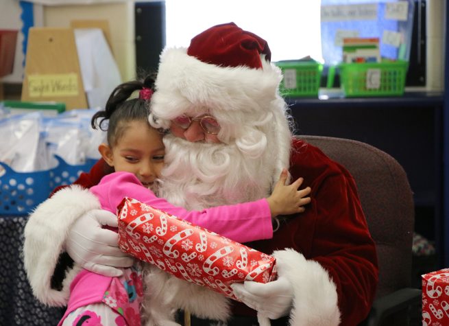Webster - Danella Christmas Project - Santa with a Young Girl