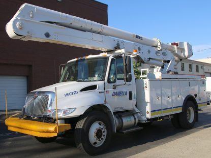 55 ft Bucket Truck 33000 GVWR Front Driver Side