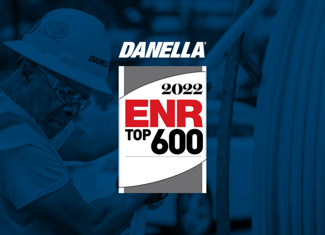 Danella Earns ENR Top 600 Specialty Contractors Title for 7th Time since 2016
